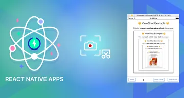 Use React Native View Shot to capture screenshots