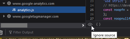 Firefox ignore source