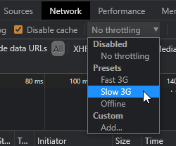 throttle network speed