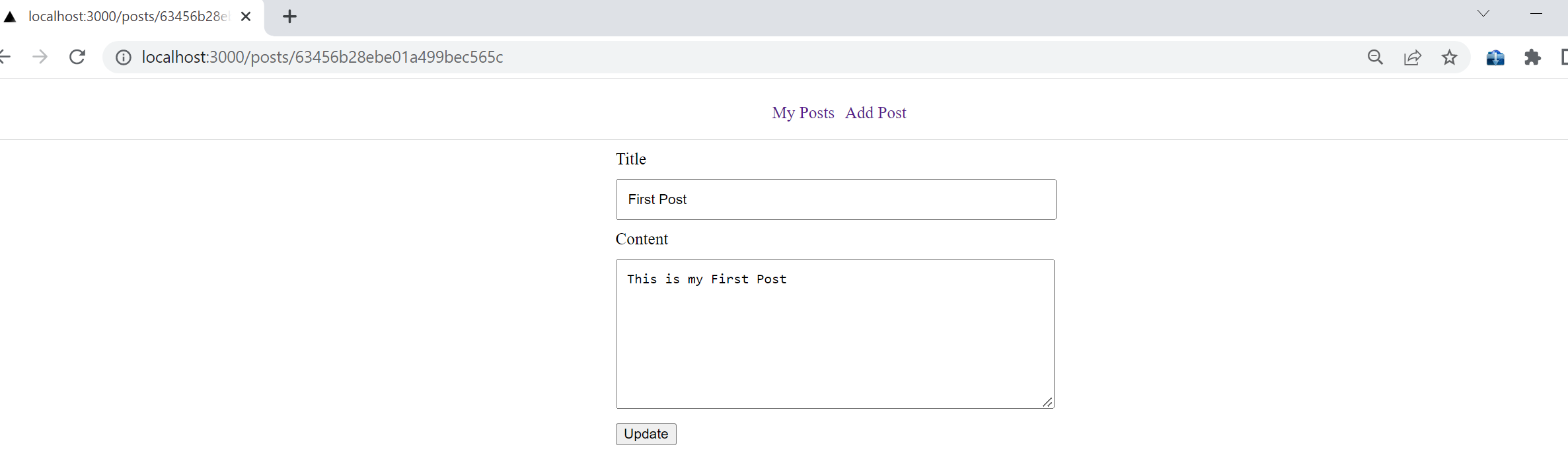 9 Updating data from MongoDB