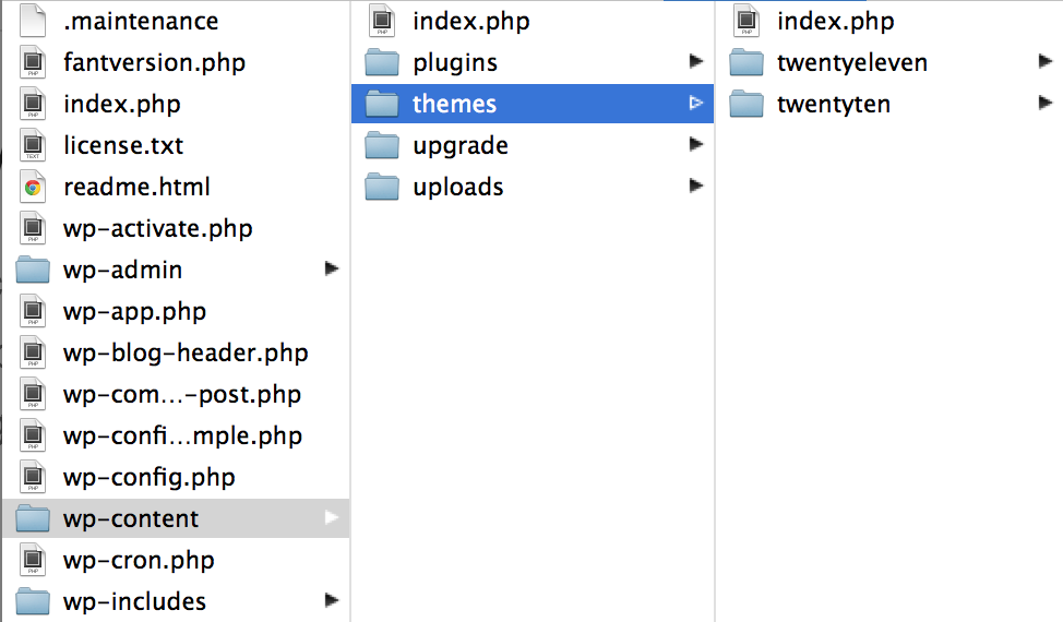 1 The "wpbootstrap" folder and the unzipped "bootstrap" folder