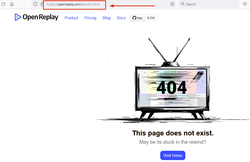 Openreplay incorrecturl