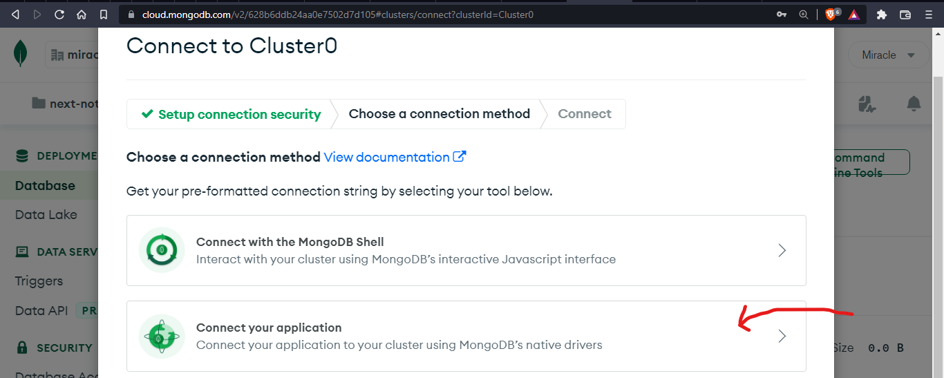 Connect application