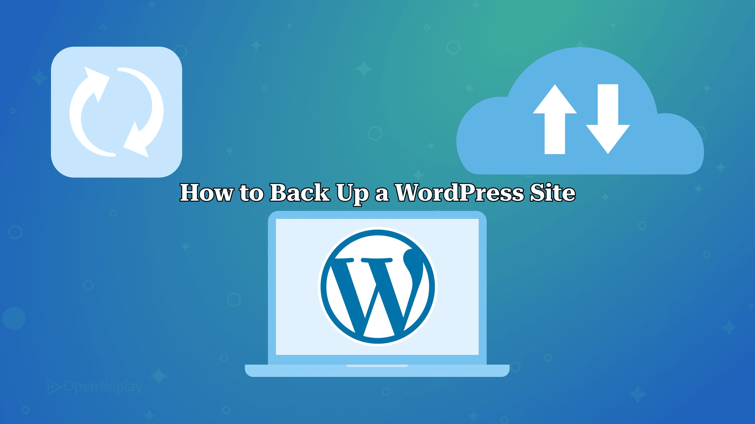 Back up a WordPress site with mysqldump, tar, cron, and rclone. Covers files, database, off-site storage, and restore testing.