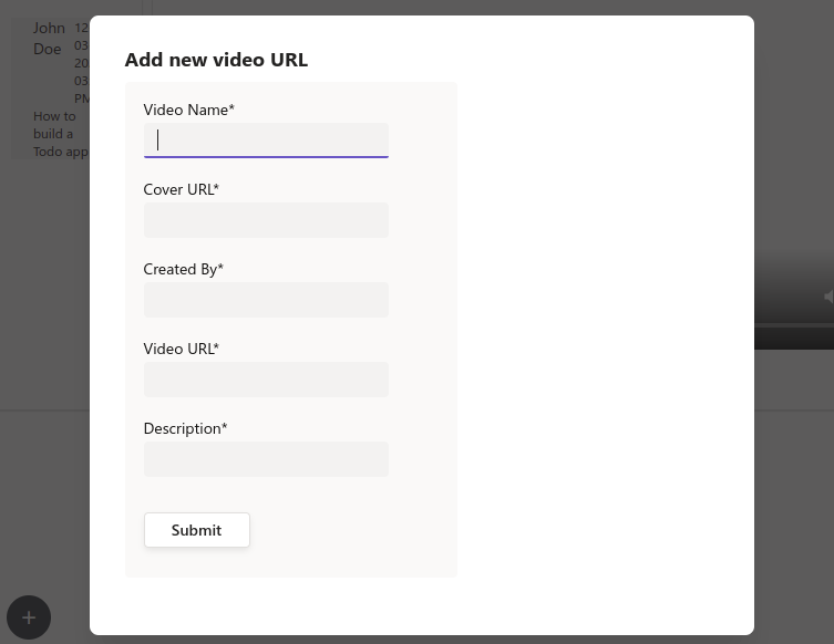 Getting ready to view a video