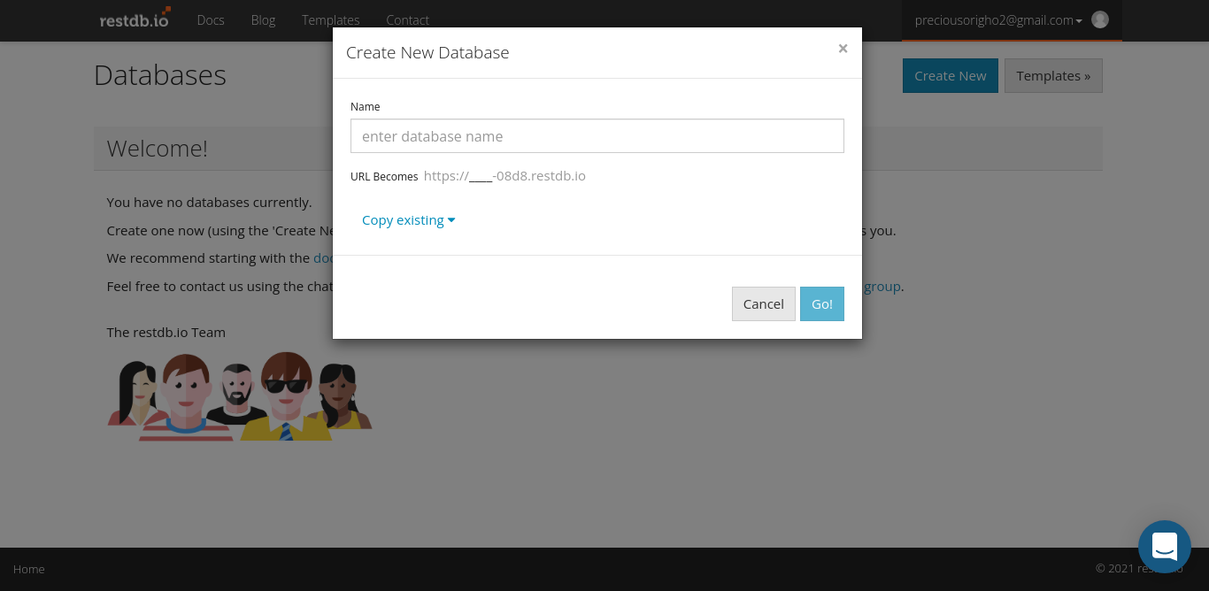 Create a Database