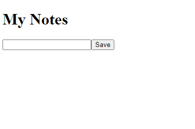 First version of the page