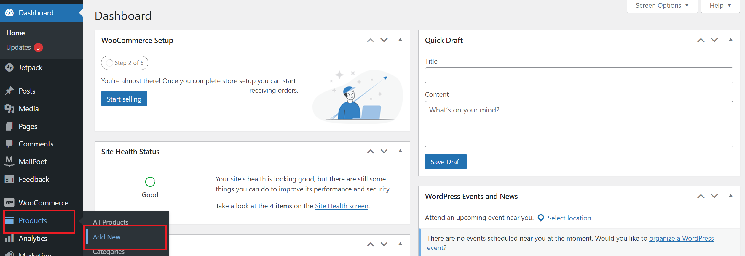 WooCommerce Products
