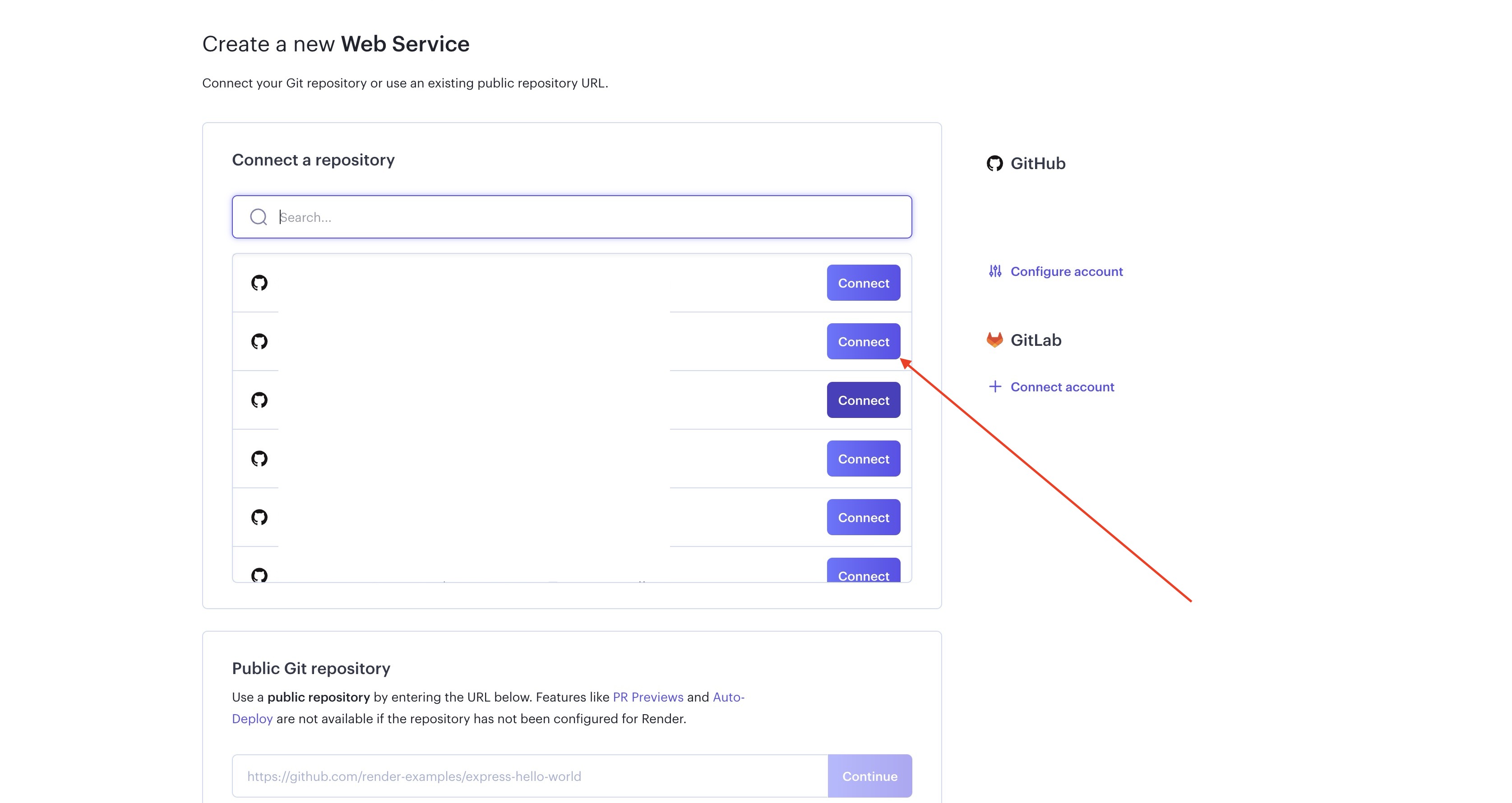 Select Repository