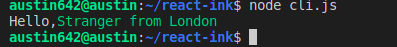 Running the app with no parameters