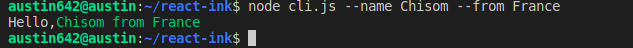 Running the app with a parameter
