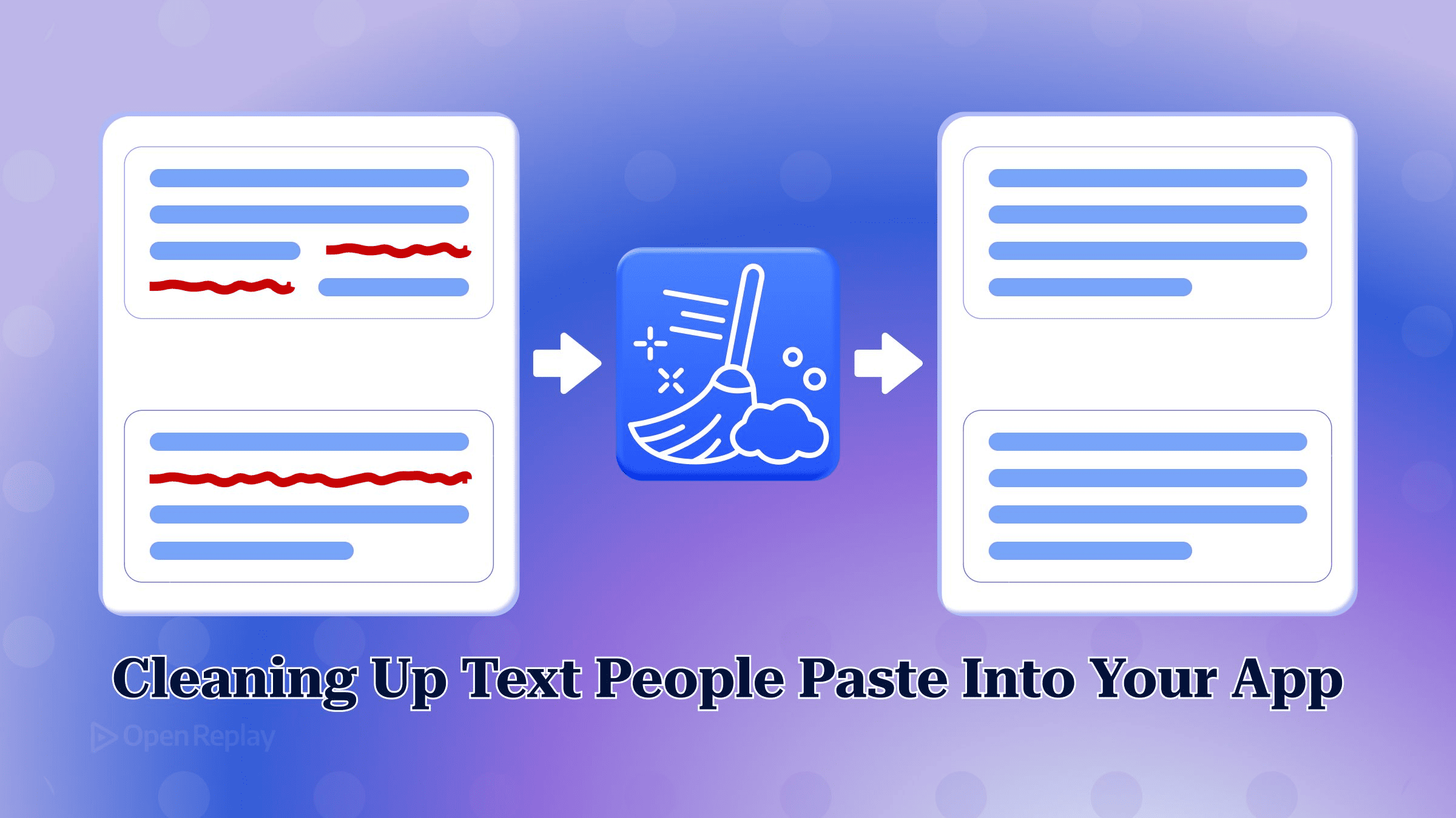 Clean pasted text in web forms with Unicode normalization, format-character stripping, whitespace collapsing, and safe handling of ZWJ and NBSP.