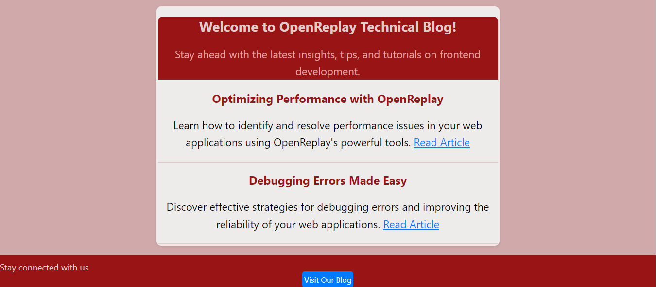 HTML Email Newsletter with links and buttons