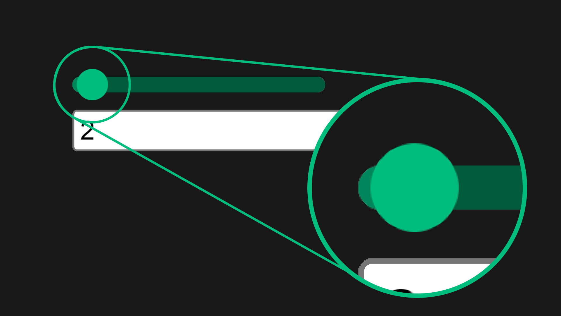 slider with extra width