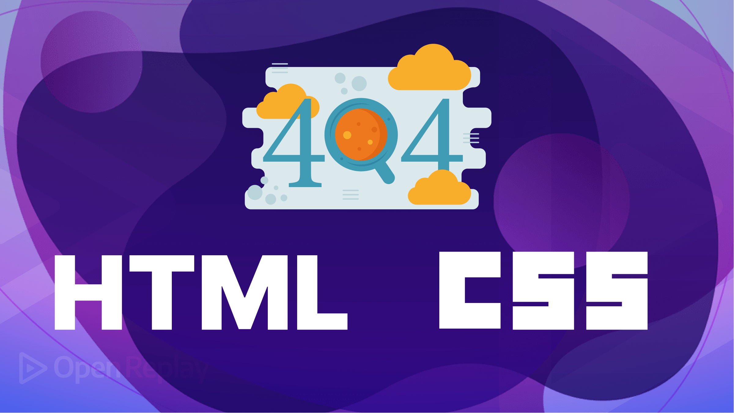 Creating a custom 404 error page with HTML and CSS