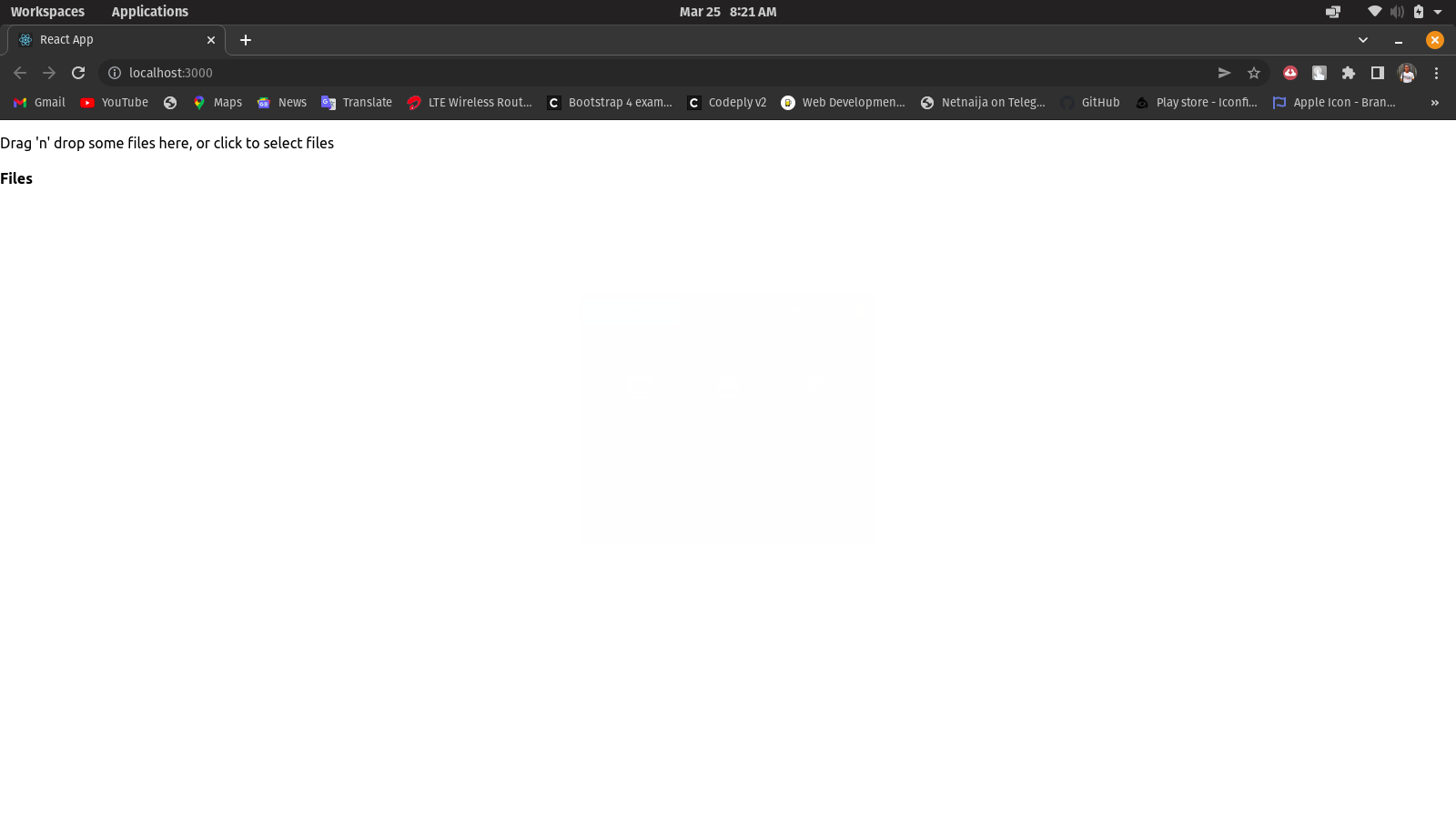 our drag-and-drop app