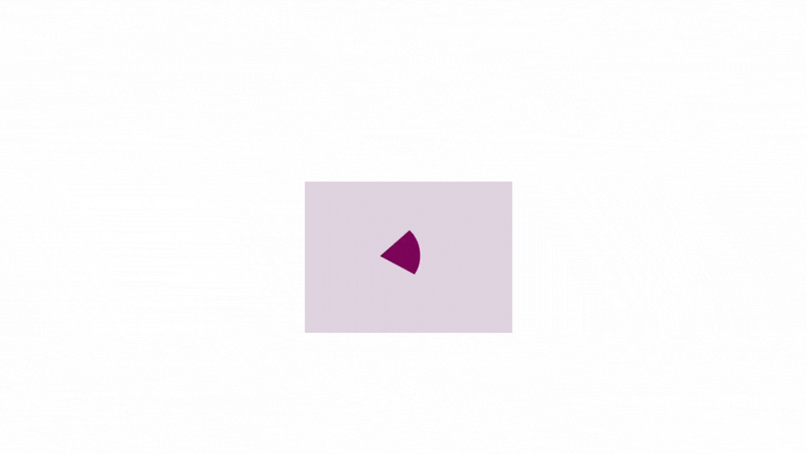 Triangle with rounded corner