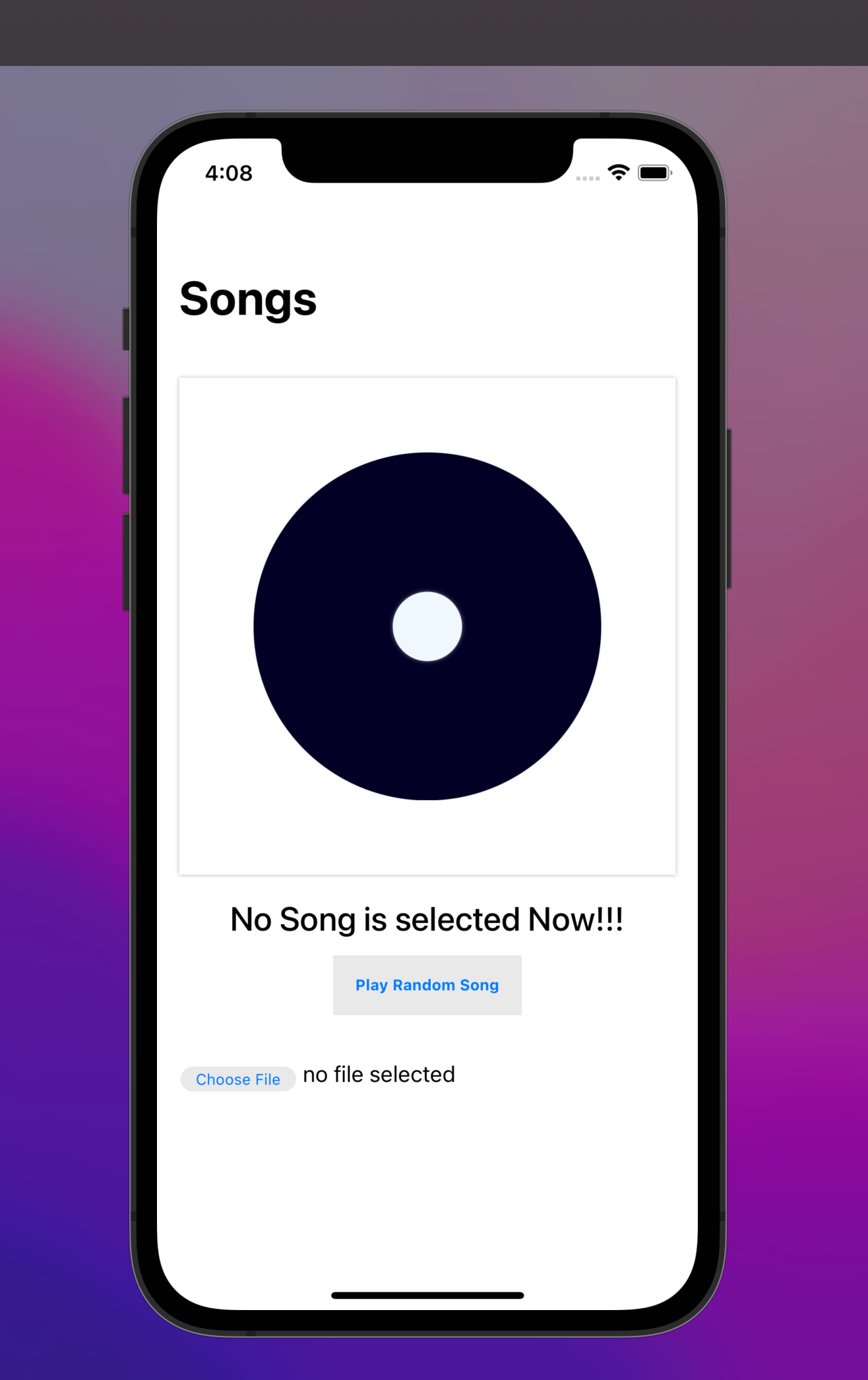 19 A screenshot showing the button to click to initiate building of the app for IOS