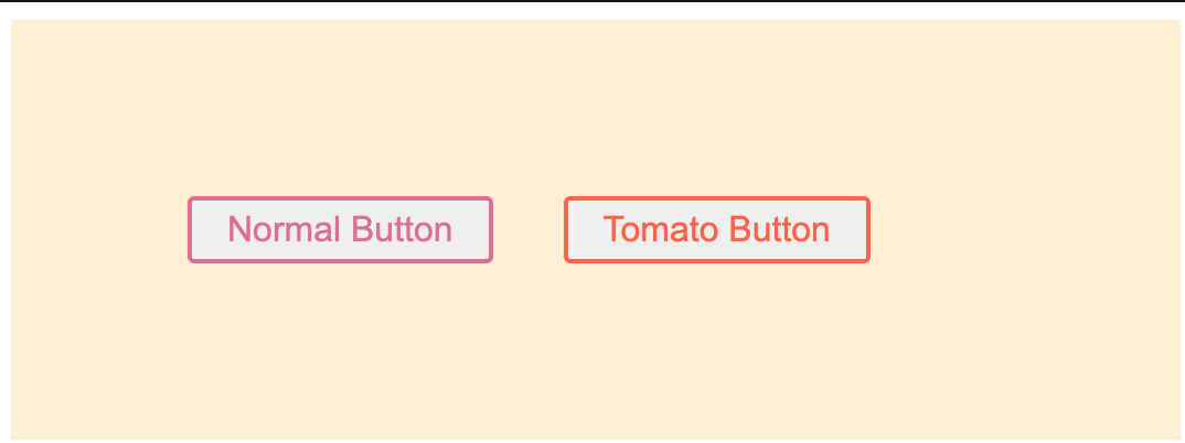 5 output of code for extending styles  in styled-components