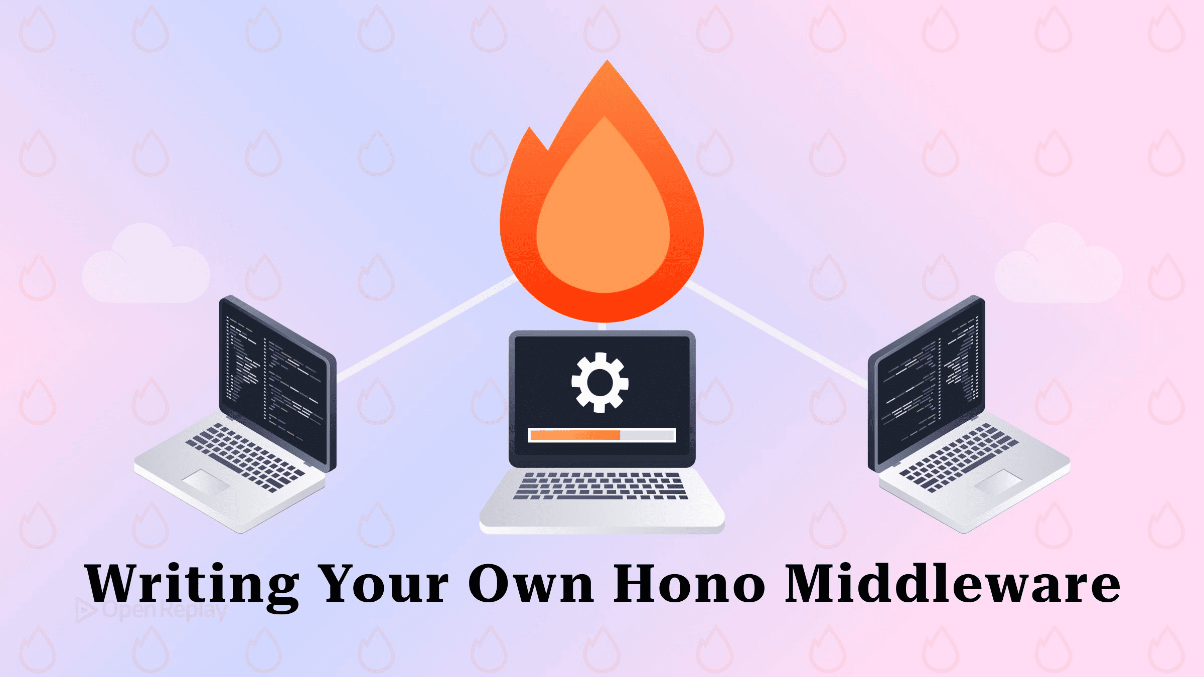 Build Hono middleware with typed context variables, request timing, early exits, and path scoping. See how next() and response order work.