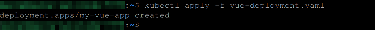 Creating a deployment