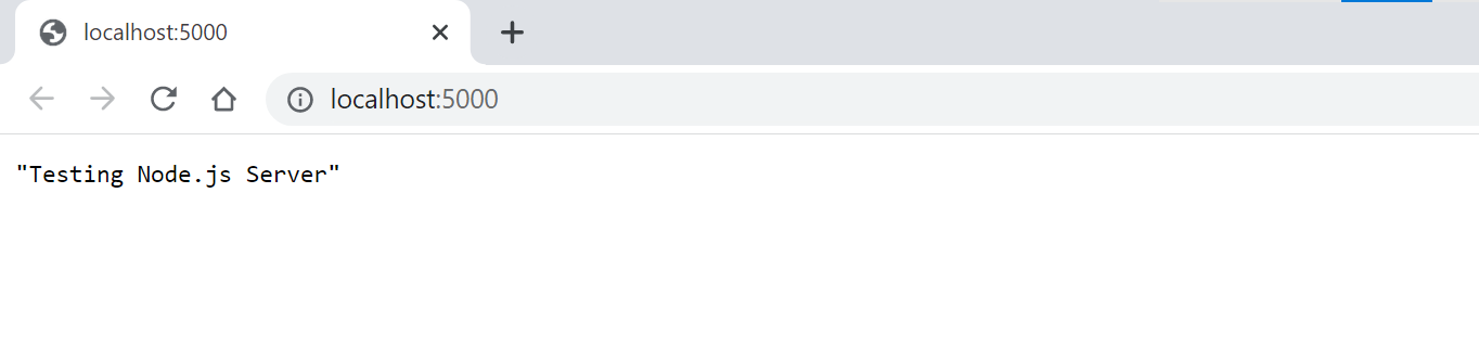 Node.js Docker server