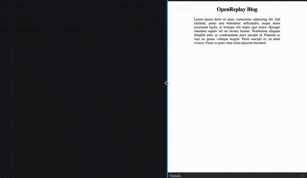 Responsive text example using media queries