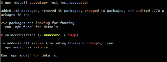 Install packages