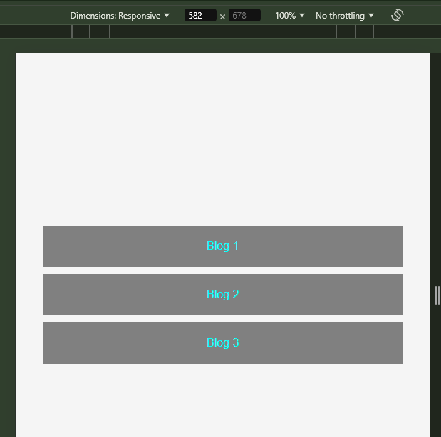 media query smaller screen