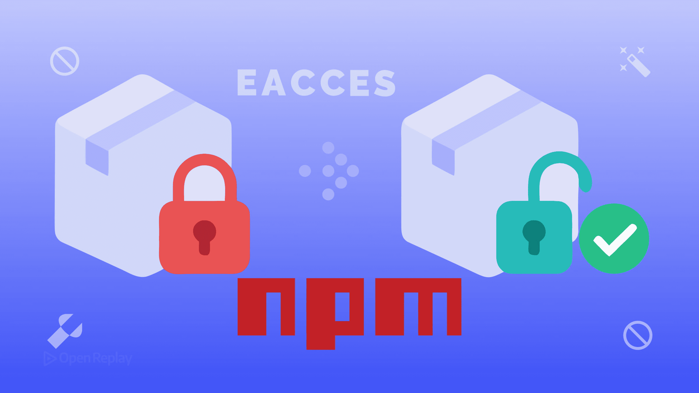 Fix npm EACCES permission denied errors on macOS and Linux with nvm, a user-owned global prefix, or npx instead of sudo.