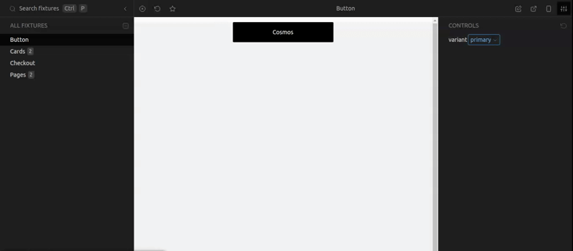 updated Button fixture