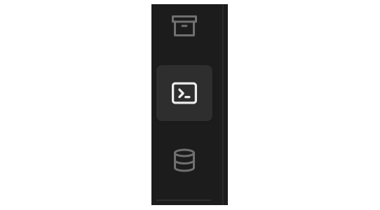 Sidebar showing SQL Editor