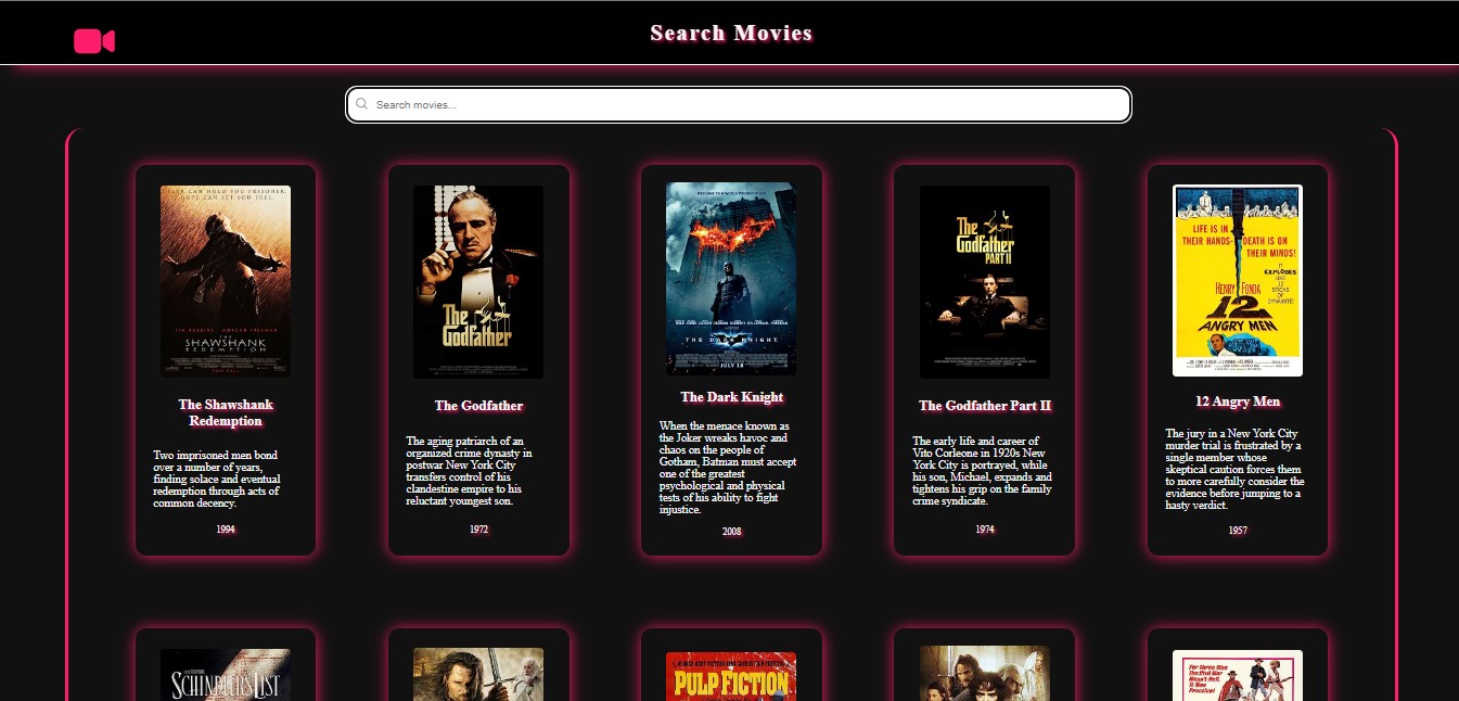 movie app preview
