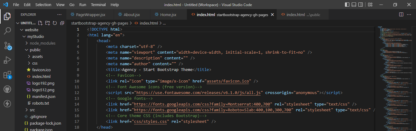 6 Style tags on our bootstrap page templates