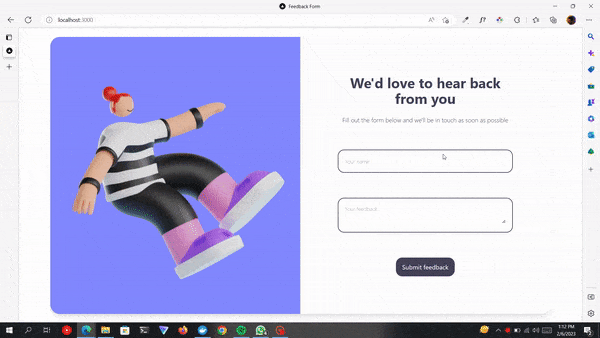 Feedback demo