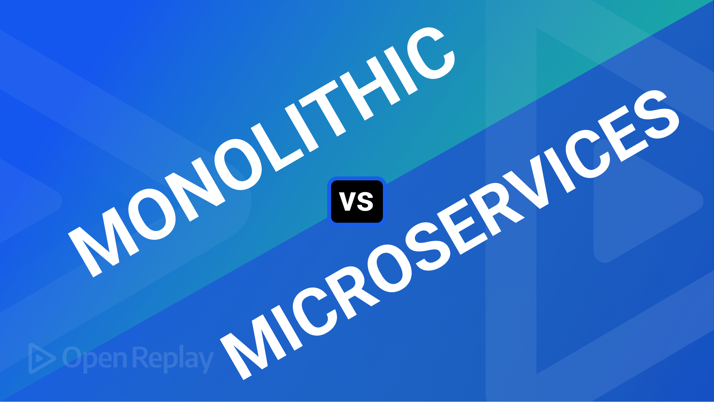 Monolithic vs. Microservices Architectures