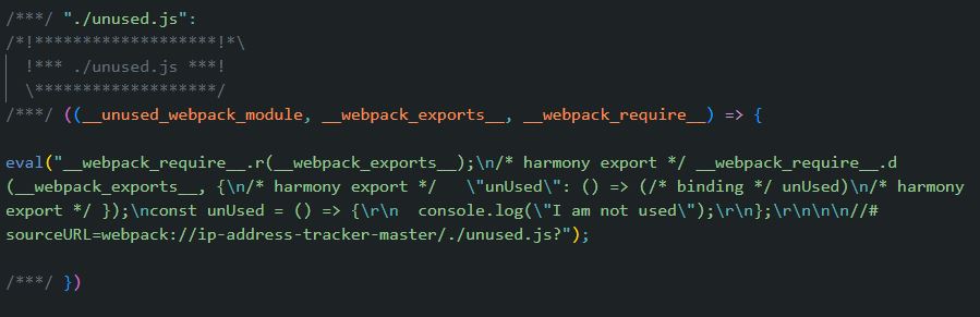 unused code
