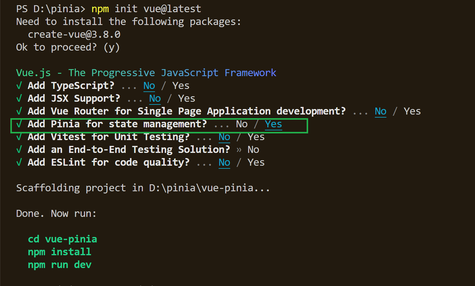 Creating Vue.js App