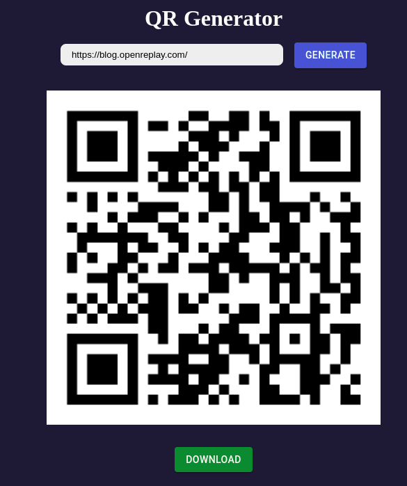 The final app