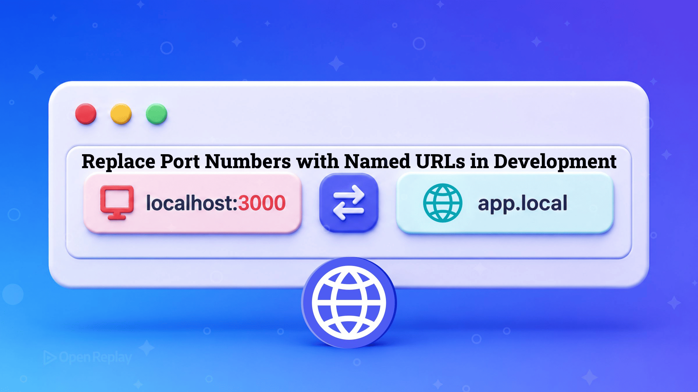 Replace Port Numbers with Named URLs in Development