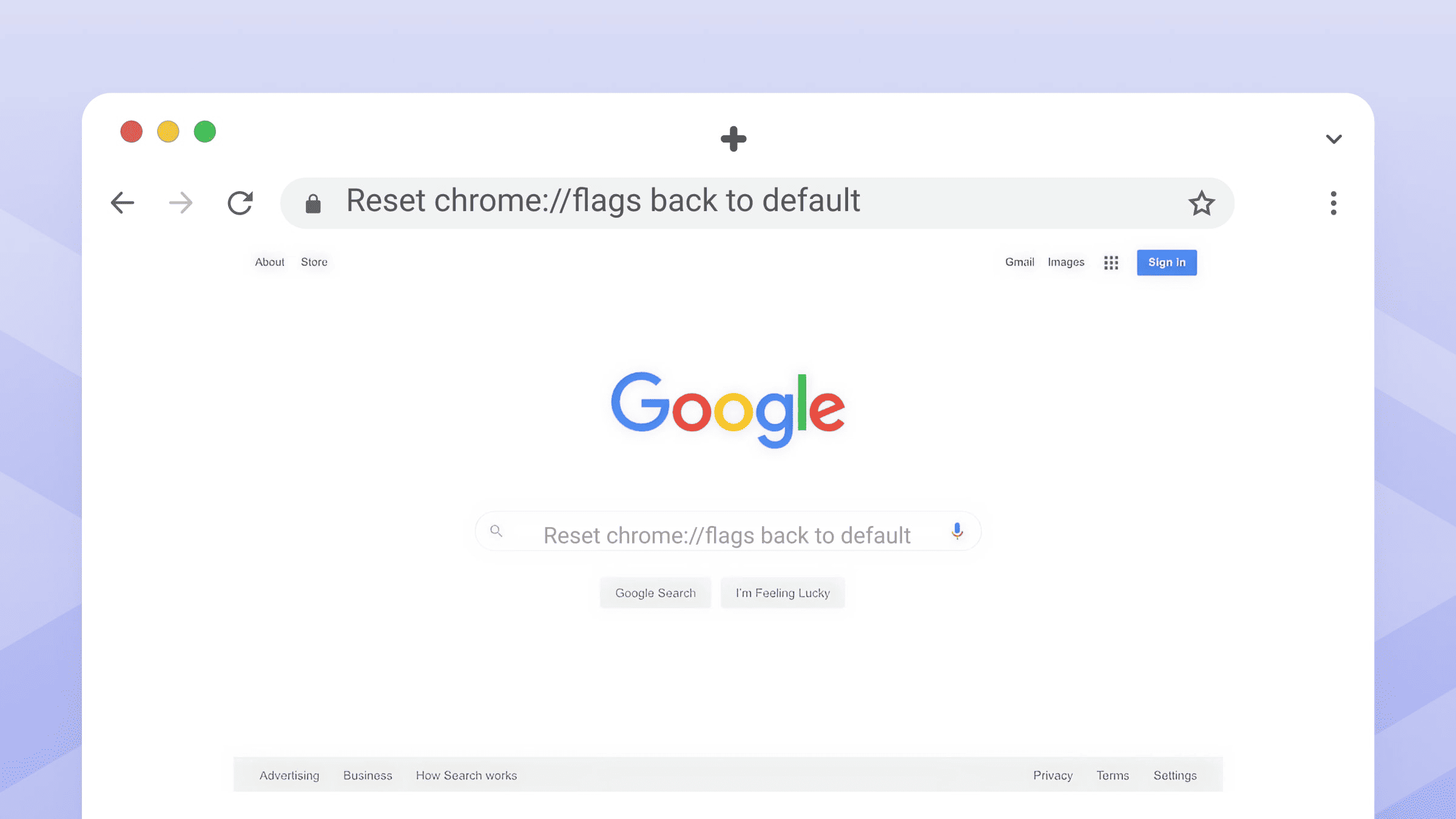 Reset chrome://flags Back to Default
