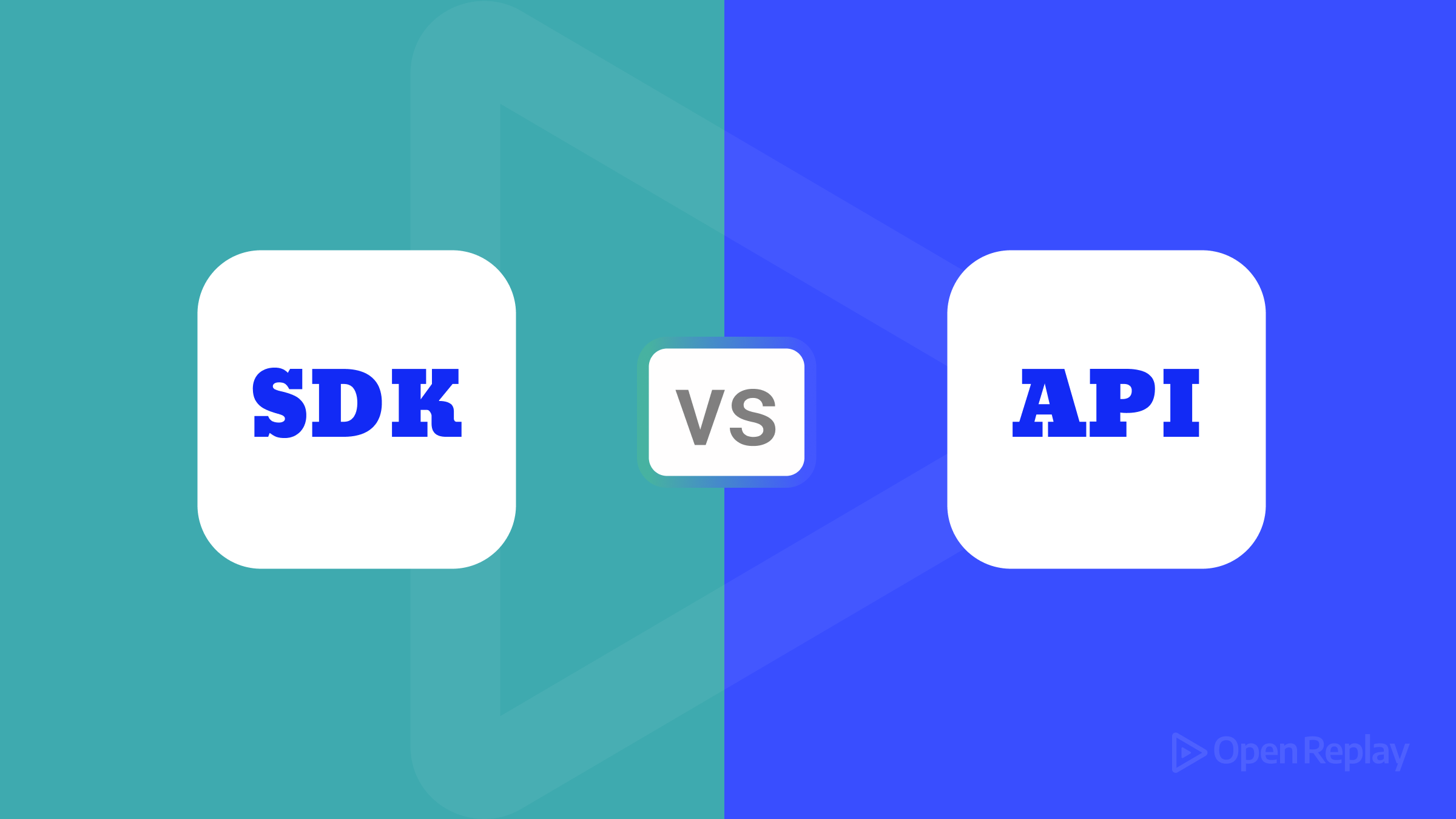 What are SDKs and what are APIs?