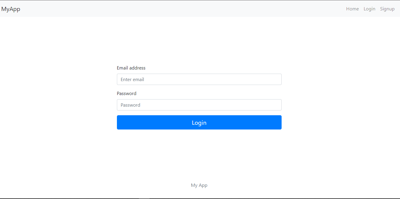 8 Login page