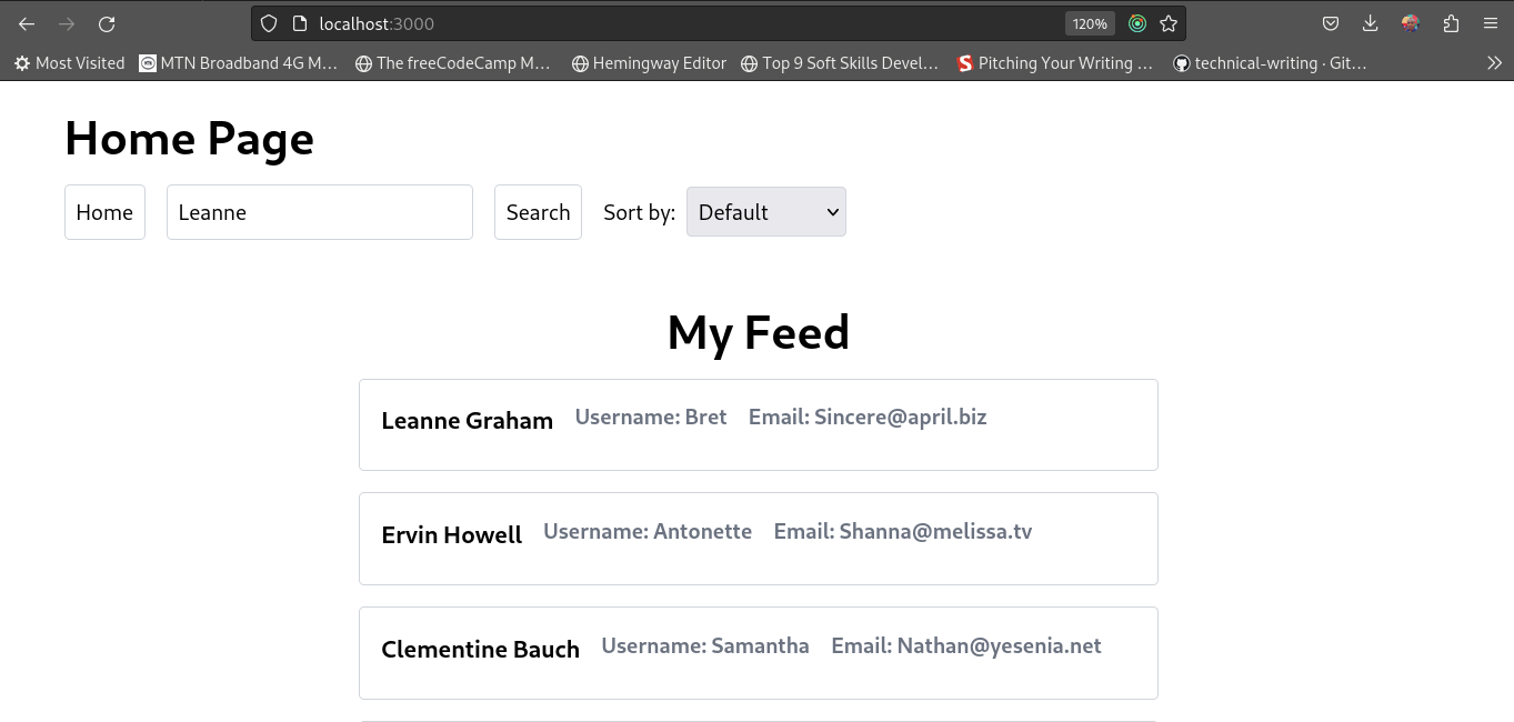 homepage of query string implementation