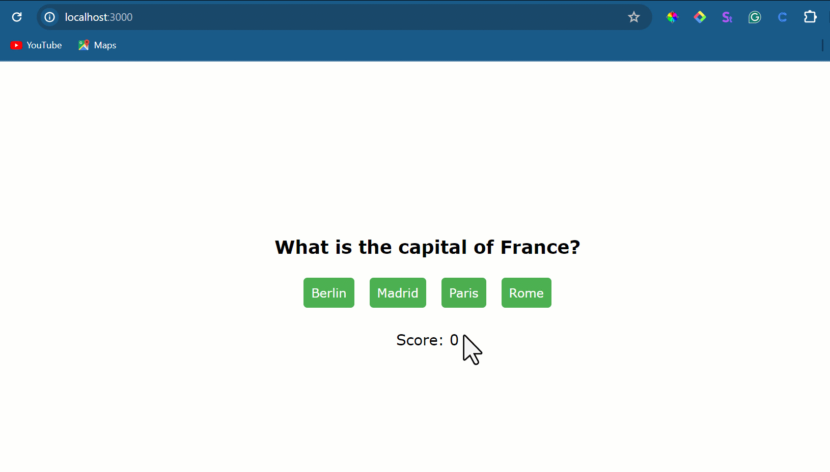 Solid.js Quiz Application