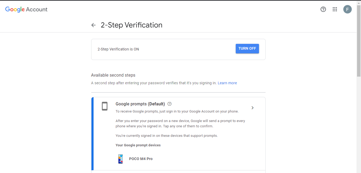 2-Step Verification success
