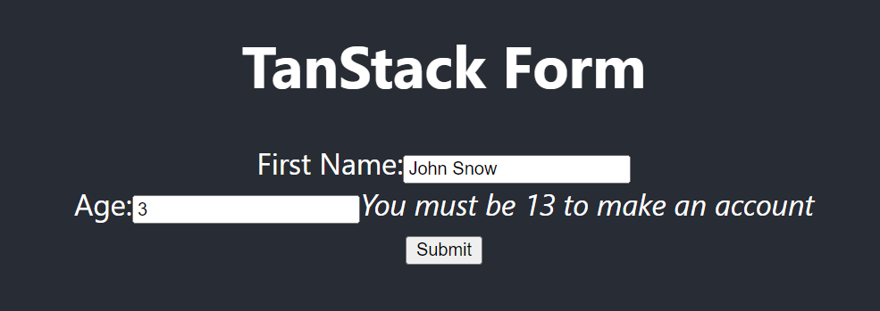 tanstack-validation