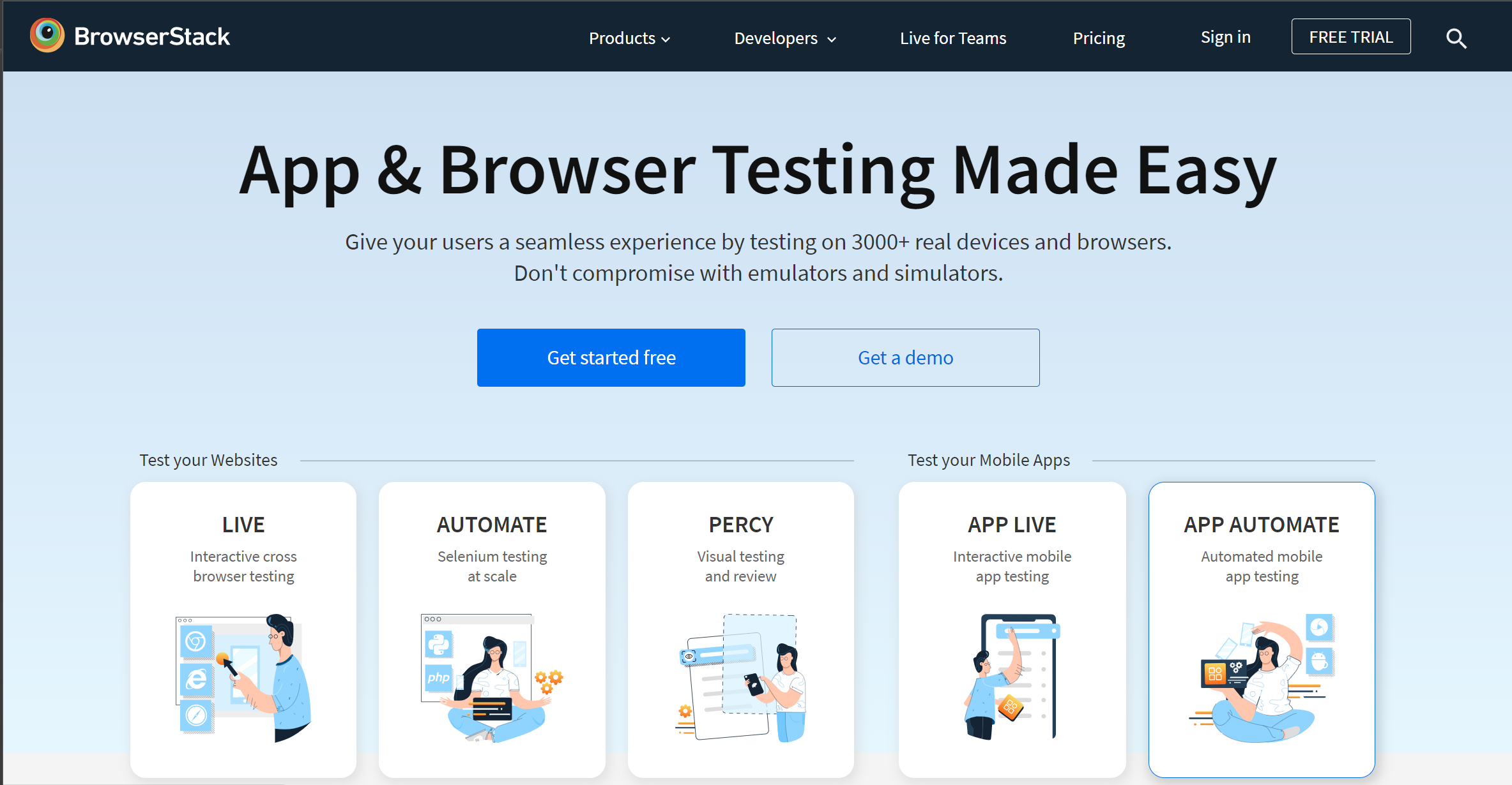 Browserstack image