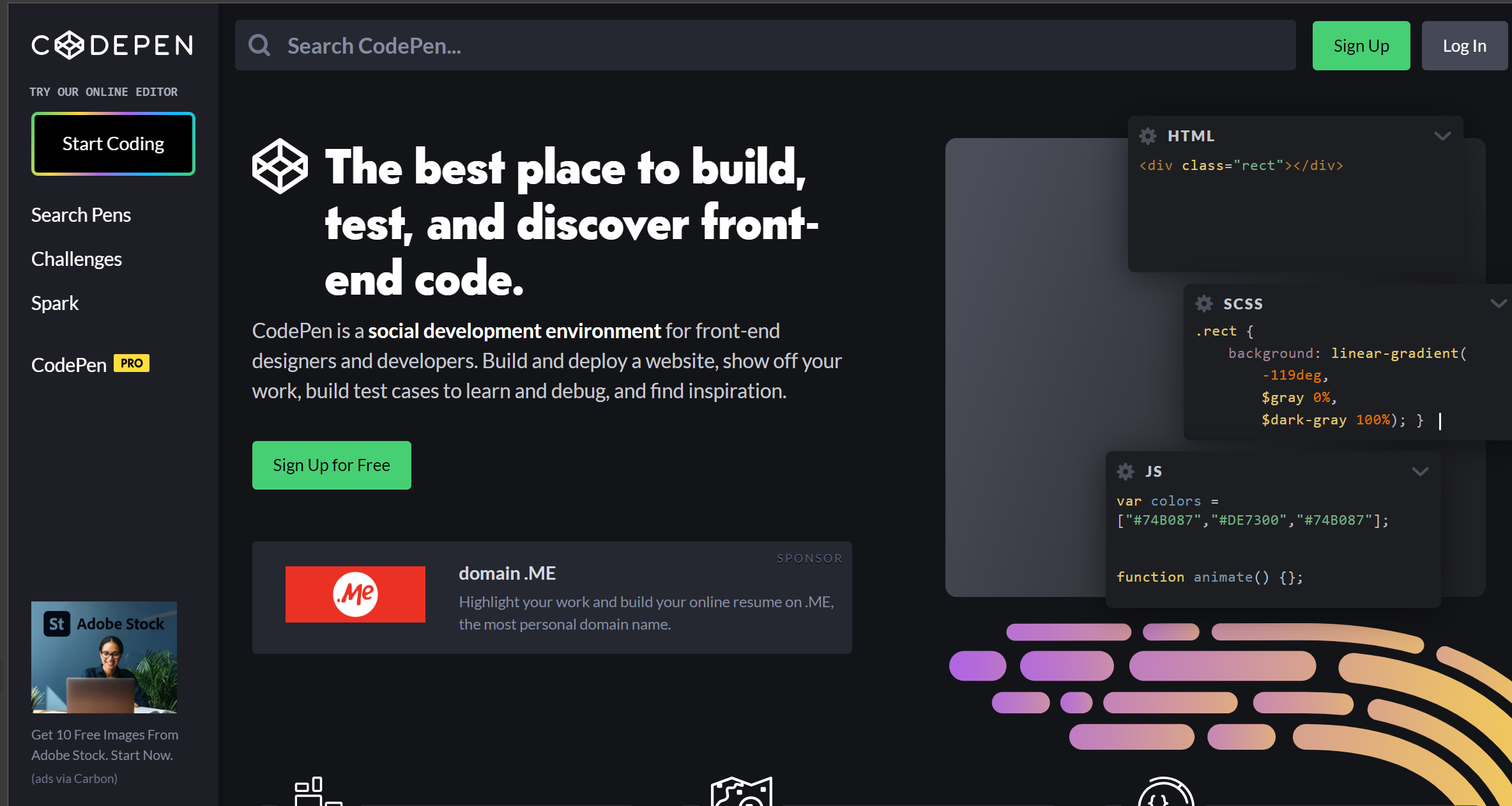 Codepen image