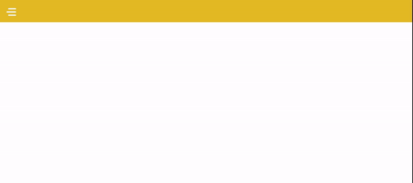 Hamburger menu